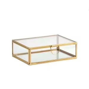Classic Jewelry Organizer <b>Box</b> Metal Storage for Rings <b>Earrings</b> Necklace Accessories Daily Use - Product Image 2