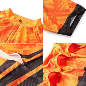 Conjunto de Maillot de Ciclismo para Hombre al por Mayor, Pedido a Granel, para Clubes y Equipos, con Maillot Sublimado y Bolsillo con Cremallera - Product Image 5