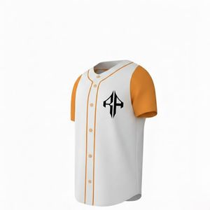 Nouveaux maillots de baseball 100% polyester, imprimés, pour adultes, col en V, haute qualité par RIVIAN ATLANTIC - Product Image 5