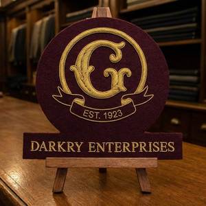 Insignia Masónica Personalizada Bordada a Mano con Hilo Metálico, Estrella Dorada, Triángulo y Fieltro Verde - Product Image 6