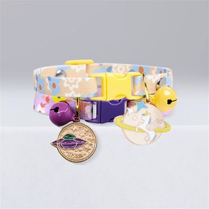 Collier réglable avec clochette pour chat, collier de sécurité détachable pour petits chiens, laisse de cou pour chiots et chatons - Product Image 2