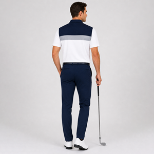 Los uniformes de golf son de tela transpirable de alta calidad para mayor comodidad en el campo, con diseños elegantes y personalizados y costuras duraderas. - Product Image 5