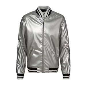 Wholesale Custom Satin <b>Jackets</b> Casual Waterproof XL Coat Oversized Bomber Outerwear Quilted Plain Dyed Satin - Product Image 5