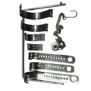 Juego completo de retractores Charnley para incisión inicial, 9 piezas, kit de cirugía ortopédica para reemplazo de cadera, acero inoxidable premium, Pakistán - Product Image 3