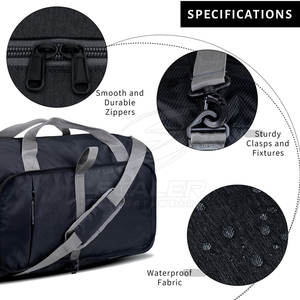 Bolsa Deportiva para Gimnasio Diseñada para Ropa, Calzado y Artículos Personales con Interior Espacioso y Diseño de Fácil Transporte - Product Image 3