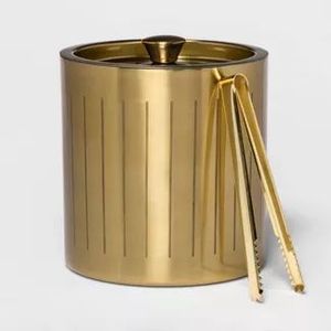 Seau à glace classique en métal pour refroidir les boissons, servir le champagne et le vin, idéal pour les hôtels, restaurants, bars, fêtes à domicile et événements. - Product Image 2