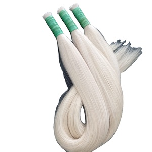 Cabello a granel al por mayor, cabello virgen indonesio genuino sin procesar con un color muy hermoso #60 y procesado naturalmente - Product Image 1