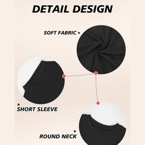 Camiseta corta para mujer, camiseta lisa teñida de primera calidad, talla grande, muy vendida, precio económico, camiseta corta oversize para mujer - Product Image 3