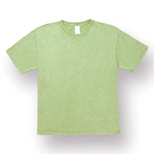 เสื้อยืดคอโอโอเวอร์ไซส์ทรงลำลองผ้าฝ้าย 100% ล้างสีแบบแอซิดวอชสำหรับผู้ชาย สั่งทำพิเศษ ป้องกันขนร่วง ดีไซน์โลโก้ สไตล์สตรีทแฟชั่น แขนสั้น - Product Image 3