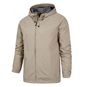 เสื้อแจ็คเก็ตผู้ชายสำหรับฤดูหนาวแบบ unisex แขนยาว สวมใส่สบาย ผ้า soft shell กันน้ำ กันลม น้ำหนักเบา ปิดด้วยซิป - Product Image 5