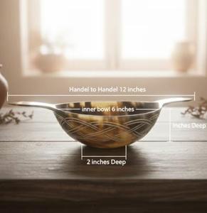 Exquisito Tazón Hecho a Mano de Cuerno de Búfalo Tradicional, Vajilla de Inspiración Bohemia para el Hogar y Fiestas, para Restaurantes - Product Image 5