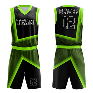 High Quality Basketball Uniform Custom Team Logo Jersey And Shorts Moisture Wicking Athletic Wear For Match Day - Product Image 2