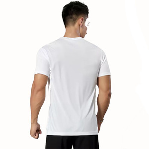 T-shirt de sport blanc personnalisé pour homme, séchage rapide, haute qualité, vêtements classiques AI-TSM-04 - Product Image 6