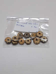 Perles en vrac sculptées à la main en os de corne pour la fabrication de bijoux uniques Fournitures d'artisanat naturel par Falak World Export - Product Image 4