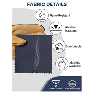 Industry Custom Safety Uniform OEM <b>Flame</b> Resistant Welding fr <b>Shirt</b> 100% Cotton Blend fr Welding <b>Shirt</b> For Oil Gas - Product Image 6