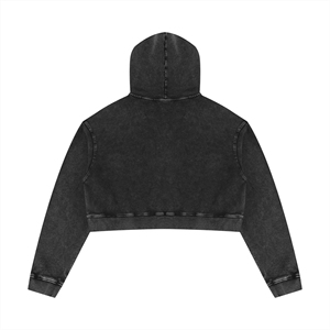 Sudadera Corta para Mujer, Manga Larga, Estampado Digital, Tejido de Poliéster, Informal, Invierno, Transpirable, con Bolsillos - Product Image 5