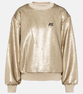 Sweat-shirt personnalisé pour femme avec paillettes glamour, pull de soirée haut de gamme, sweats à capuche pour femme sous marque privée - Product Image 5