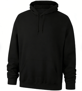 Sudadera con Capucha Unisex de Poliéster 100% Terry, Bordado de Letras, Antiencogimiento, Ajuste Regular, Azul Marino, Venta al por Mayor ODM - Product Image 3