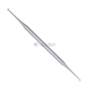 Professional Dual End <b>Blackhead</b> Acne <b>Extractor</b> Stainless Steel Precision Skincare <b>Tool</b> Textured Grip Fashionable Foot Rasp - Product Image 3