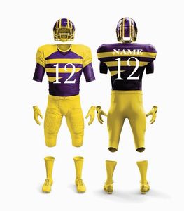 Uniforme de football américain haut de gamme, maillot et pantalon personnalisés sublimés, vêtements de sport d'équipe, OEM ODM, vente en gros, fabricant direct, vente en gros - Product Image 4