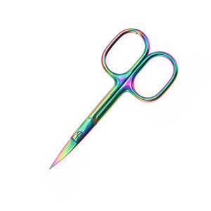Ciseaux à sourcils professionnels pour manucure, personnalisables (logo et taille), design tendance, vente en gros - Product Image 6