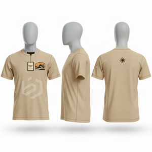 T-shirt à manches courtes pour homme, col rond, blanc, coupe classique, imprimé, jersey en coton, style décontracté, design personnalisé - Product Image 3