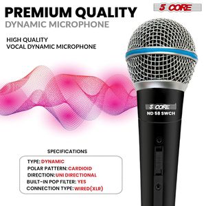 Microfono Dinamico Professionale per Karaoke, Palco e Studio - Microfono Cablato XLR - Product Image 5