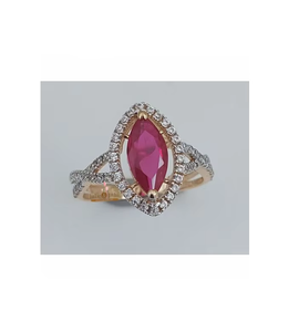 Delicate Women's 18K Rose Gold <b>Ring</b> with Prong Setting Timeless Shape Elegant Design for Layering <b>Stacking</b> or Wearing Alone - Product Image 5