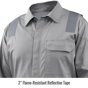 Combinaison de soudage industrielle robuste JNM SAFETY, protection corporelle en coton, ignifuge, résistante à la chaleur, protection contre les vapeurs - Product Image 3
