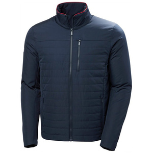 Men's Insulated Stretch Quilted Puffer Jacket Lightweight Outdoor Coat with Stand Collar Zip Pocket Winter Outerwear - Product Image 1