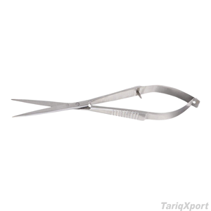 Tijeras Curvas de Precisión con Resorte, Hoja Afilada de Acero Inoxidable para Cutículas, Uñas y Cejas, Herramienta de Recorte con Logotipo Personalizado - Product Image 5