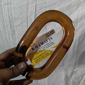 Escultura de Cadena de Resina Multicolor ROSHAN HANDICRAFTS, Impresionante Decoración Contemporánea para el Hogar con Tres Piezas Extra Grandes - Product Image 3