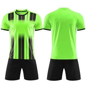Ensemble de maillots de football personnalisés pour adultes 2026, uniforme d'arbitre de football, ensemble d'entraînement pour hommes avec logo personnalisé, 100% polyester, séchage rapide - Product Image 2