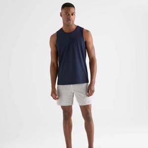 Débardeurs pour hommes tendance avec logo personnalisé, coupe ajustée, unis, sans manches, pour l'entraînement, 100% coton - Product Image 3