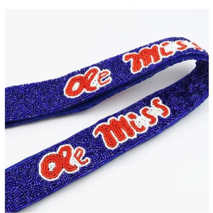 Custom Designer Beaded Strap Trendy <b>Handmade</b> DIY Bag And Clothing Decoration At Best Price - Product Image 1
