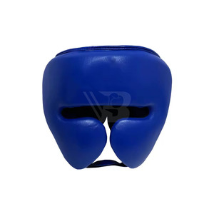 Casque de boxe Muay Thai en cuir synthétique de haute qualité avec logo personnalisé, protège-tête personnalisé pour l'entraînement et la compétition, prix de gros - Product Image 4