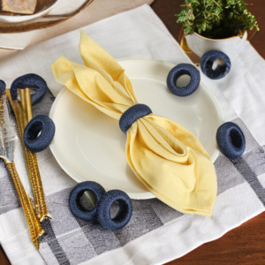 Servilleteros de mariposa de lujo de alta calidad, colores atractivos para bodas, fiestas, restaurantes. Papel de servilleta de moda en plástico - Product Image 2