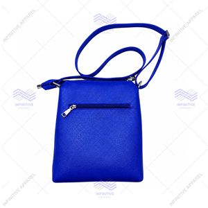 Bolso Bandolera Personalizado al por Mayor de Infinitive Apparel, con el Logotipo de Sigma Gamma Rho en Relieve, de Cuero Sintético, con Cierre de Cremallera, Duradero, Ligero y Clásico - Product Image 2