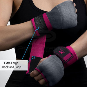Vendas de Gel de Neopreno sin Dedos para Entrenamiento de Boxeo, con Cierre de Cordones, Reutilizables, Terapia Frío/Calor para Nudillos, Muñecas y Palmas, para Sparring en el Gimnasio - Product Image 6