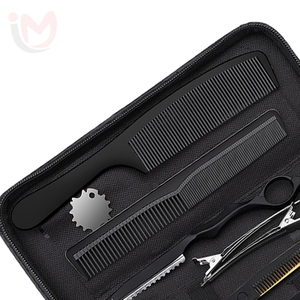 IMANS ENTERPRISES Juego de Tijeras de Peluquería de Acero Inoxidable de 6.5 Pulgadas con Tijeras de Entresacar, Herramienta Profesional para Barbería, Color Personalizado - Product Image 2