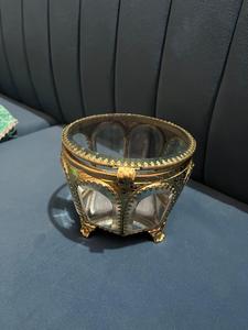Vintage Silver Plated Metal Jewelry <b>Box</b> Decorative <b>Trinket</b> Storage Hinged Lid Elegant Home Decor Gift Peetal Nagri Artware - Product Image 3