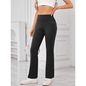 Pantalones de Cintura Alta para Mujer con Bolsillos Prácticos, Pantalones Cómodos - Product Image 2