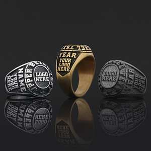 Anillo de Graduación Universitario BOJ MCollege Ring 020 Personalizado en Plata con Diamantes, Unisex, Certificado por GIA, Micro, Bajo Precio - Product Image 3