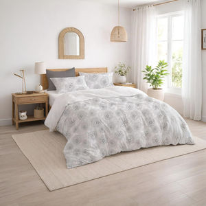 Juego de Ropa de Cama de Algodón Suave de Lujo, Juego de Funda Nórdica y Funda de Almohada, Funda de Edredón Transpirable con Cierre de Cremallera - Product Image 3