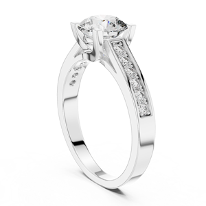Hidden Halo 925 Sterling Silver Moissanite <b>Diamond</b> <b>Ring</b> Wholesale Engagement Jewelry OEM ODM Factory - Product Image 3