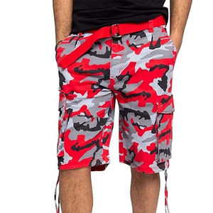 Pantalones Cortos Cargo de Trabajo para Hombre, Diseño Sólido, Venta Caliente, OEM, Logotipo Frontal, Poliéster/Algodón, Secado Rápido, Transpirables, Cintura Elástica - Product Image 1