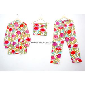 Conjunto de Pijama de Algodón de Última Moda para Mujer, Ropa de Dormir Cómoda, Vestido de Pijama para Damas de Honor, Conjunto de Pijama de Algodón para Adultos - Product Image 5