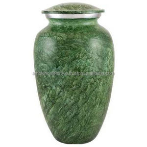 Grande urne funéraire décorative en laiton coulé de grande qualité personnalisée gravée moderne mémorial stockage pour adultes enterrement hommes fournitures - Product Image 5