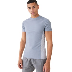 Camisetas Deportivas para Hombre, de Poliéster, Ajustadas, Ligeras, Personalizadas, Precio de Fábrica al por Mayor, Gran Venta - Product Image 1