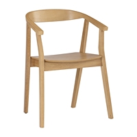 Silla de Comedor Moderna y Contemporánea con Patas y Respaldo de Madera Maciza Resistente para Hogar, Oficina, Apartamento y Comedor